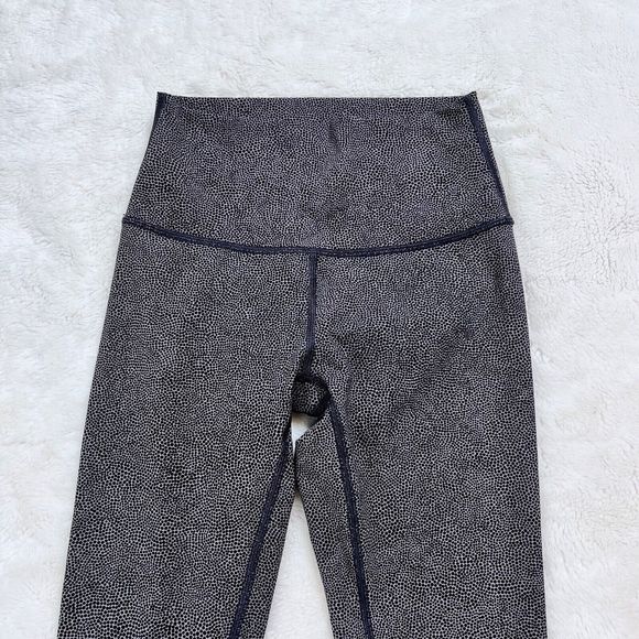 Lululemon Wunder Under High Rise Crop 21" Disperse Dusky Lavender Black Size 4 - Picture 6 of 9